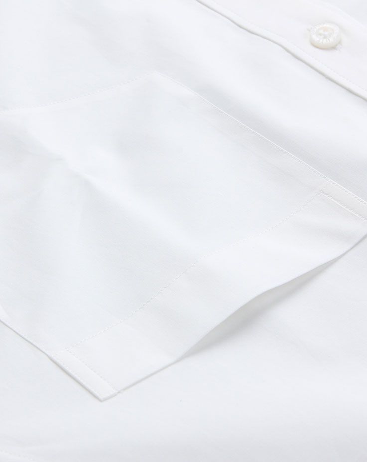 男士長袖襯衫A-04左胸兜細節圖